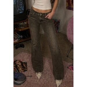 Y2K James Preserved Denim Jeans Size 29 Flare Leg boot cut Gray wash 2000s